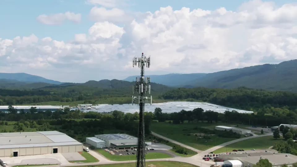 A telecommunication tower